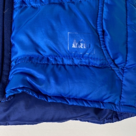 REI down vest toddler 18 mo blue EUC - Picture 2 of 5